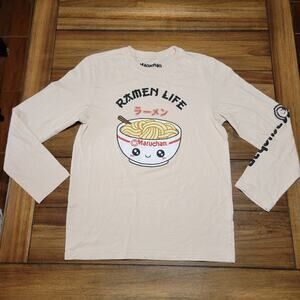 Maruchan LS Beige Unisex Tee "Ramen Life" Size Junior XL